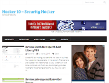 Tablet Screenshot of hacker10.com